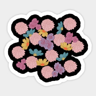 Aesthetic Floral Pattern Sticker